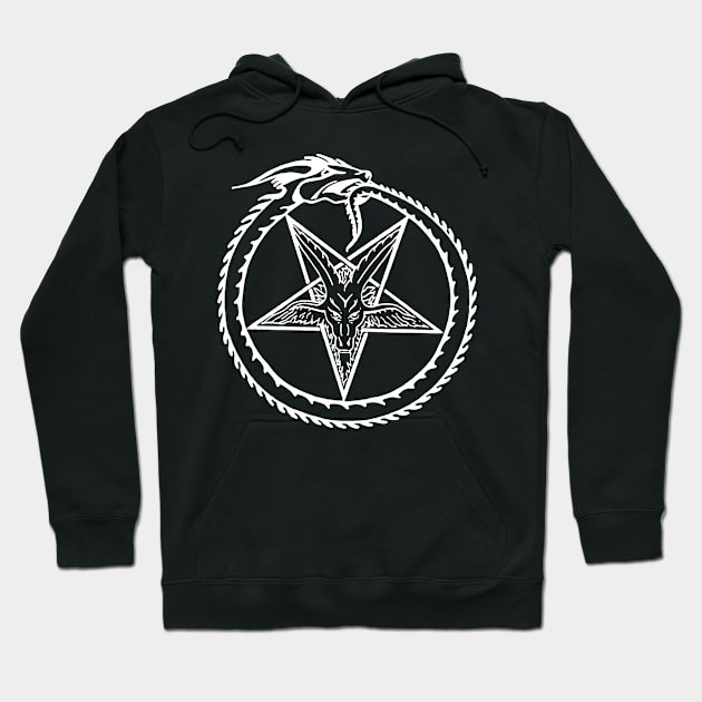 Serpent Pentagram Hoodie by ChatNoir01